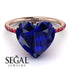 Heart Shape Sapphire Ring - Noelle No. 59
